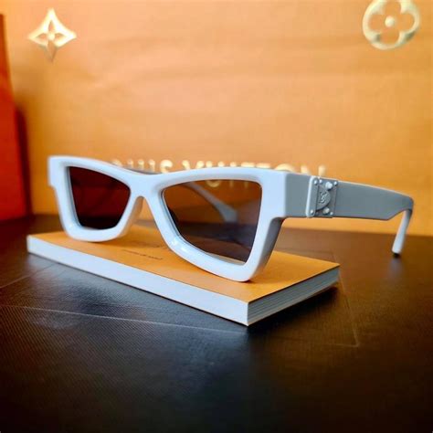 skepticals lv|Louis Vuitton White 'Skepticals' Sunglasses .